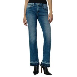 Joe's Fly Away Mid Rise Distressed Raw Hem Bootcut Jeans - 27